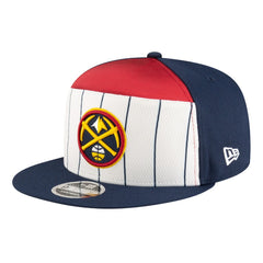 Denver Nuggets Youth 2025 NBA Tip Off Split Panel 9FIFTY Snapback Hat sale - White/Navy | New Era for sale