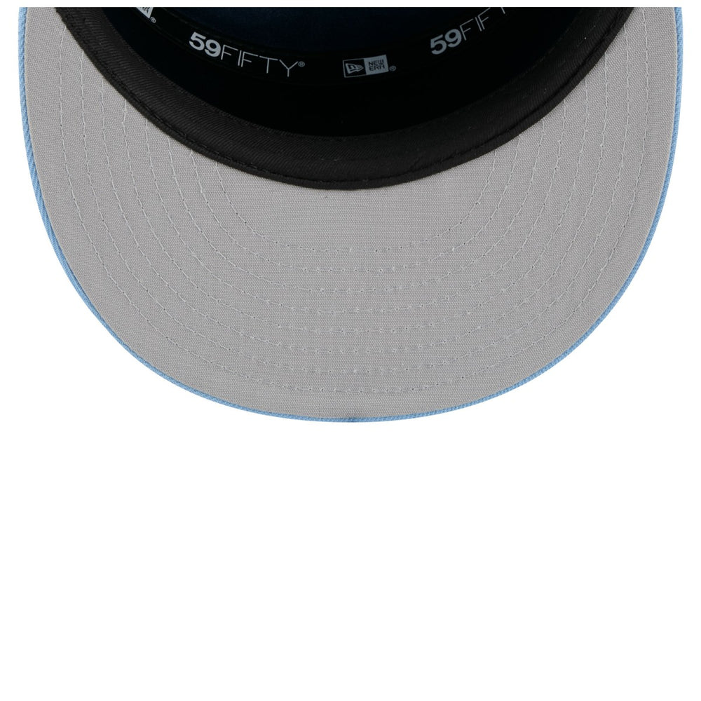 Memphis Grizzlies 2025 NBA Tip Off Split Panel 59FIFTY Fitted Hat - White/Light Blue | New Era shop