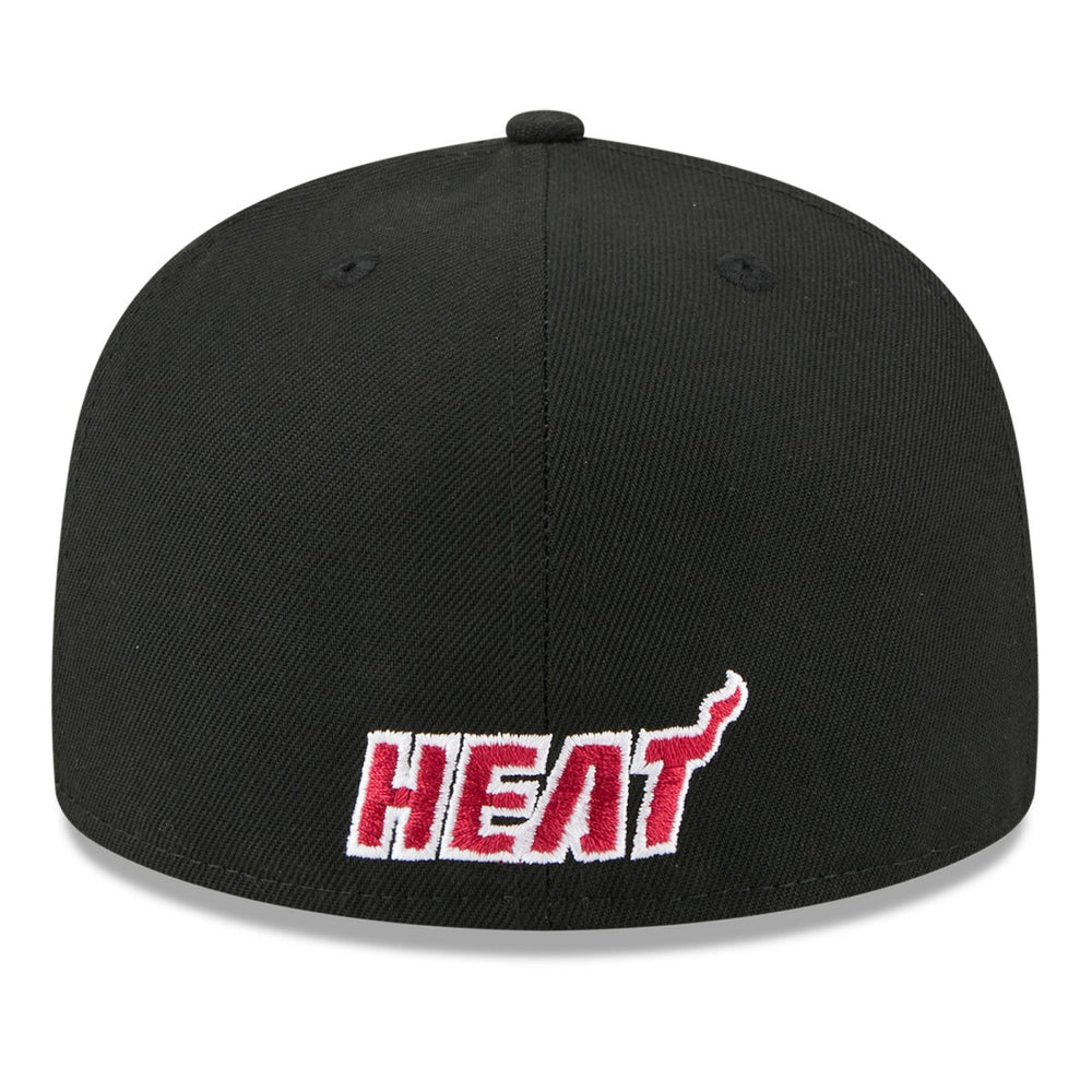 Miami Heat 2025 NBA Tip Off Split Panel 59FIFTY Fitted Hat - White/Black | New Era cheap
