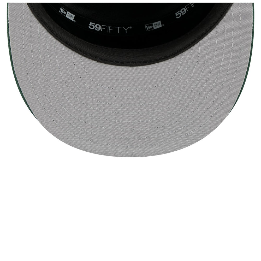 Milwaukee Bucks 2025 NBA Tip Off Split Panel 59FIFTY Fitted Hat - White/Hunter Green | New Era cheap