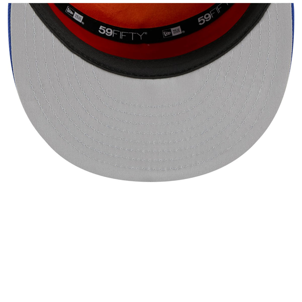 New York Knicks 2025 NBA Tip Off Split Panel 59FIFTY Fitted Hat - White/Blue | New Era for sale