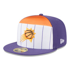 Phoenix Suns 2025 NBA Tip Off Split Panel 59FIFTY Fitted Hat - White/Purple | New Era discount
