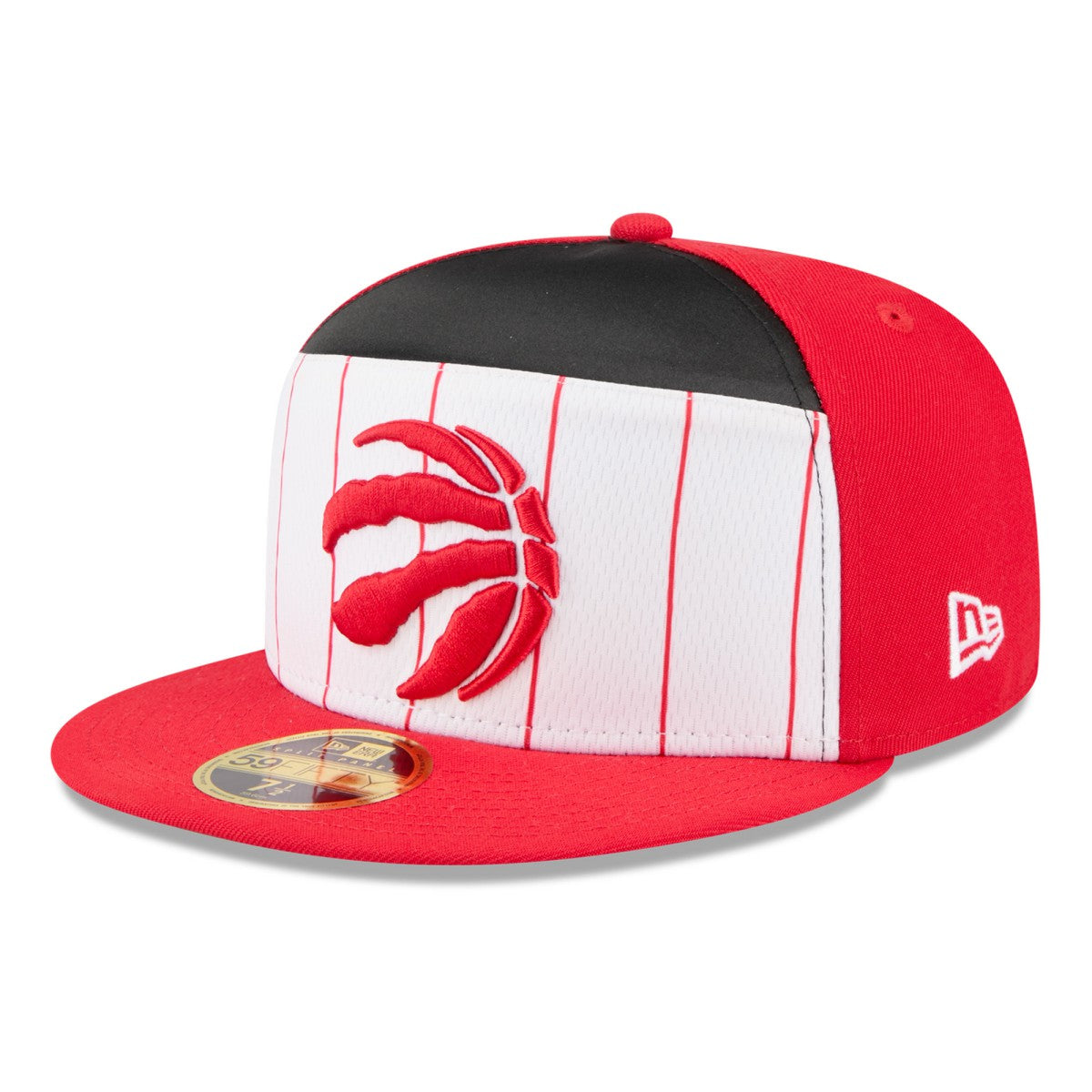 Toronto Raptors 2025 NBA Tip Off Split Panel 59FIFTY Fitted Hat - White/Red | New Era for sale