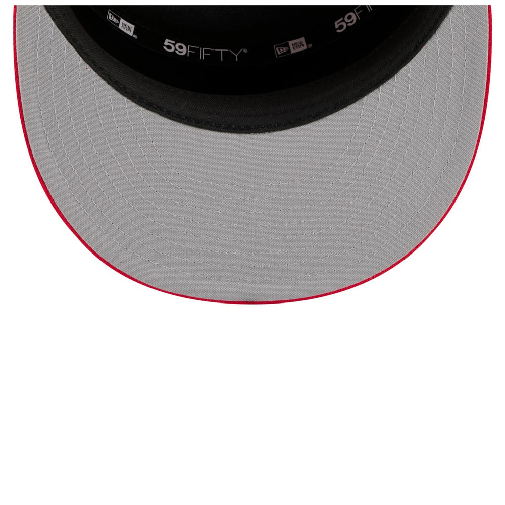 Toronto Raptors 2025 NBA Tip Off Split Panel 59FIFTY Fitted Hat - White/Red | New Era for sale