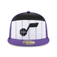 Utah Jazz 2025 NBA Tip Off Split Panel 59FIFTY Fitted Hat - White/Purple | New Era sale