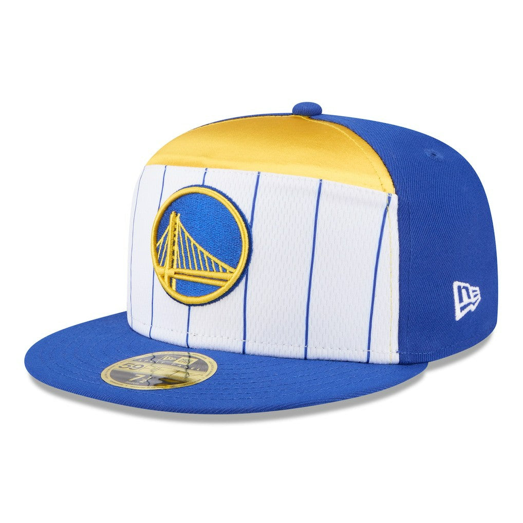 Golden State Warriors 2025 NBA Tip Off Split Panel 59FIFTY Fitted Hat sale - White/Royal | New Era on sale