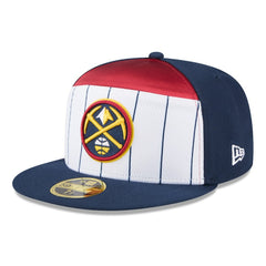 Denver Nuggets 2025 NBA Tip Off Split Panel 59FIFTY Fitted Hat sale - White/Navy | New Era cheap
