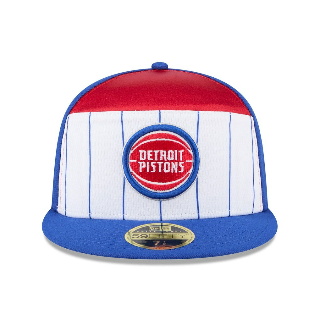 Detroit Pistons 2025 NBA Tip Off Split Panel 59FIFTY Fitted Hat sale - White/Blue | New Era outlet