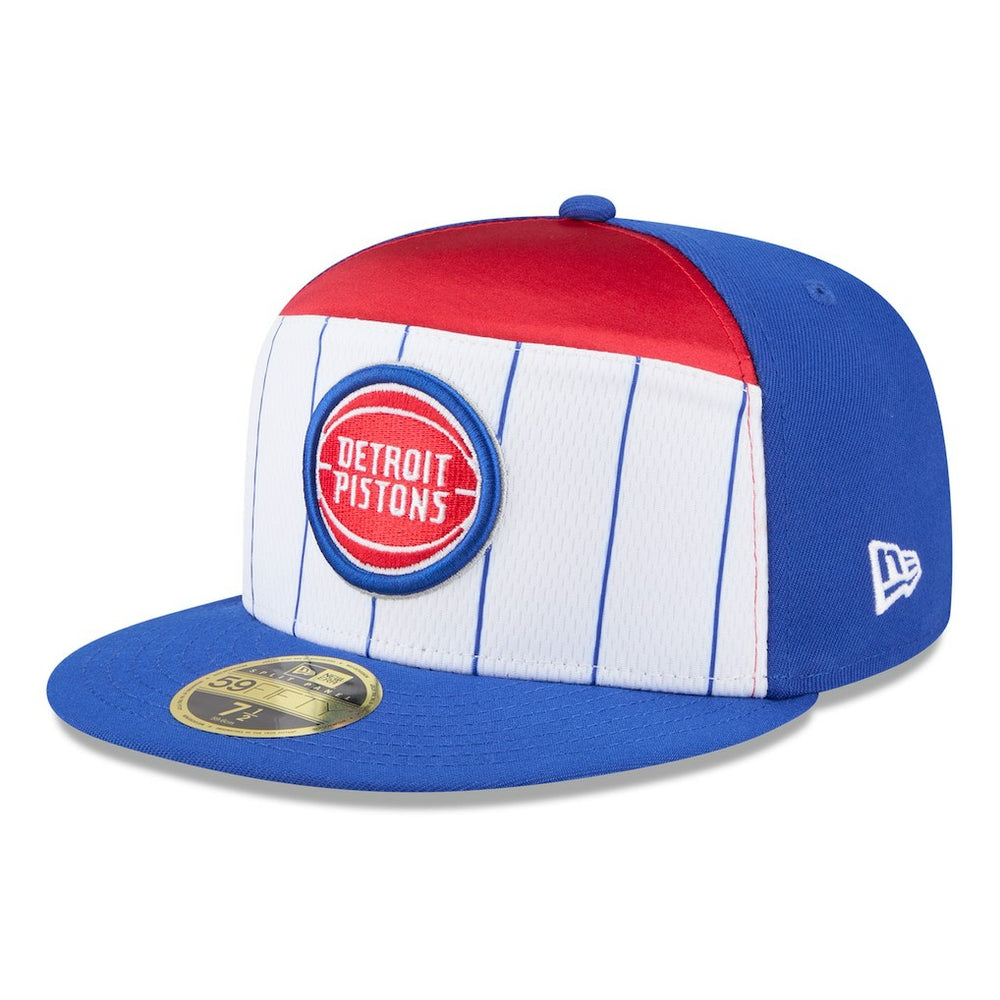 Detroit Pistons 2025 NBA Tip Off Split Panel 59FIFTY Fitted Hat sale - White/Blue | New Era outlet