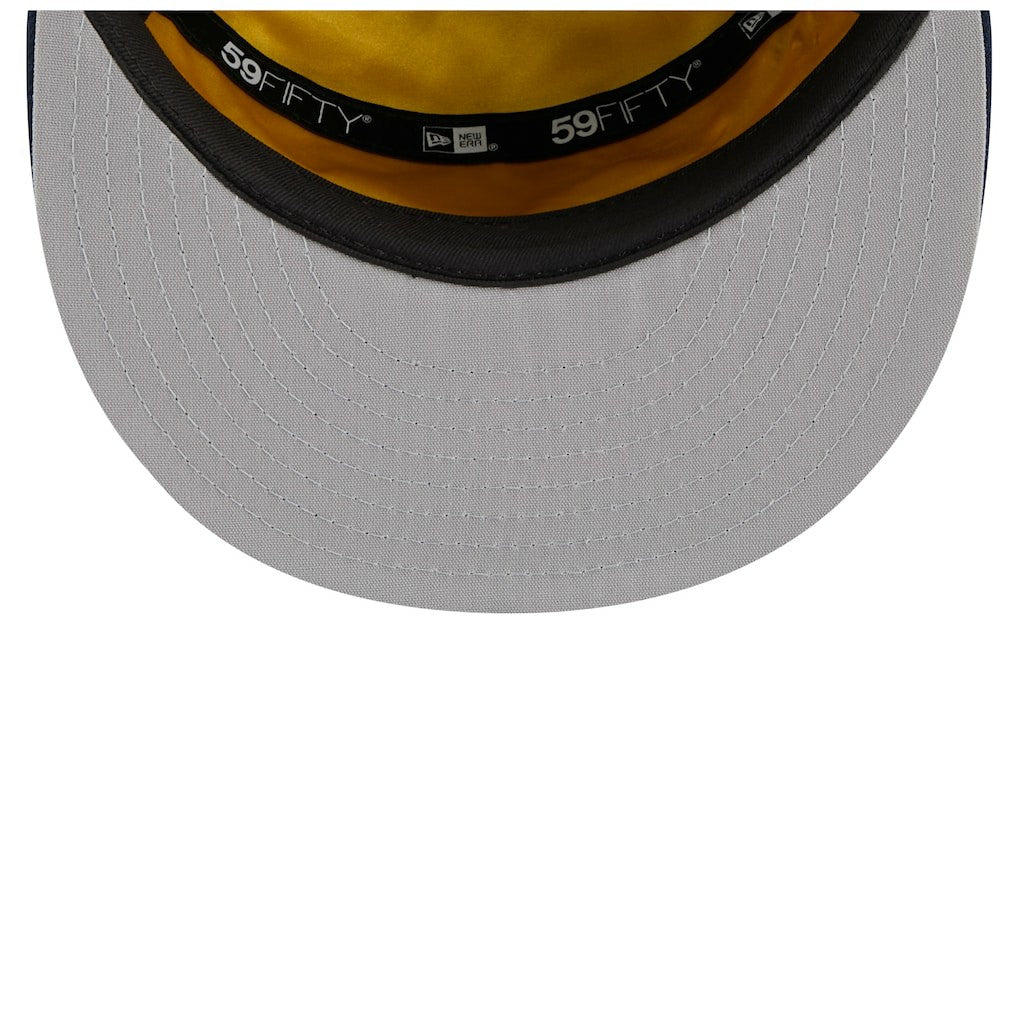 Indiana Pacers 2025 NBA Tip Off Split Panel 59FIFTY Fitted Hat - White/Navy | New Era outlet