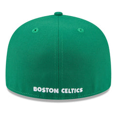 Boston Celtics 2025 NBA Tip Off Split Panel 59FIFTY Fitted Hat - White/Kelly Green | New Era shop