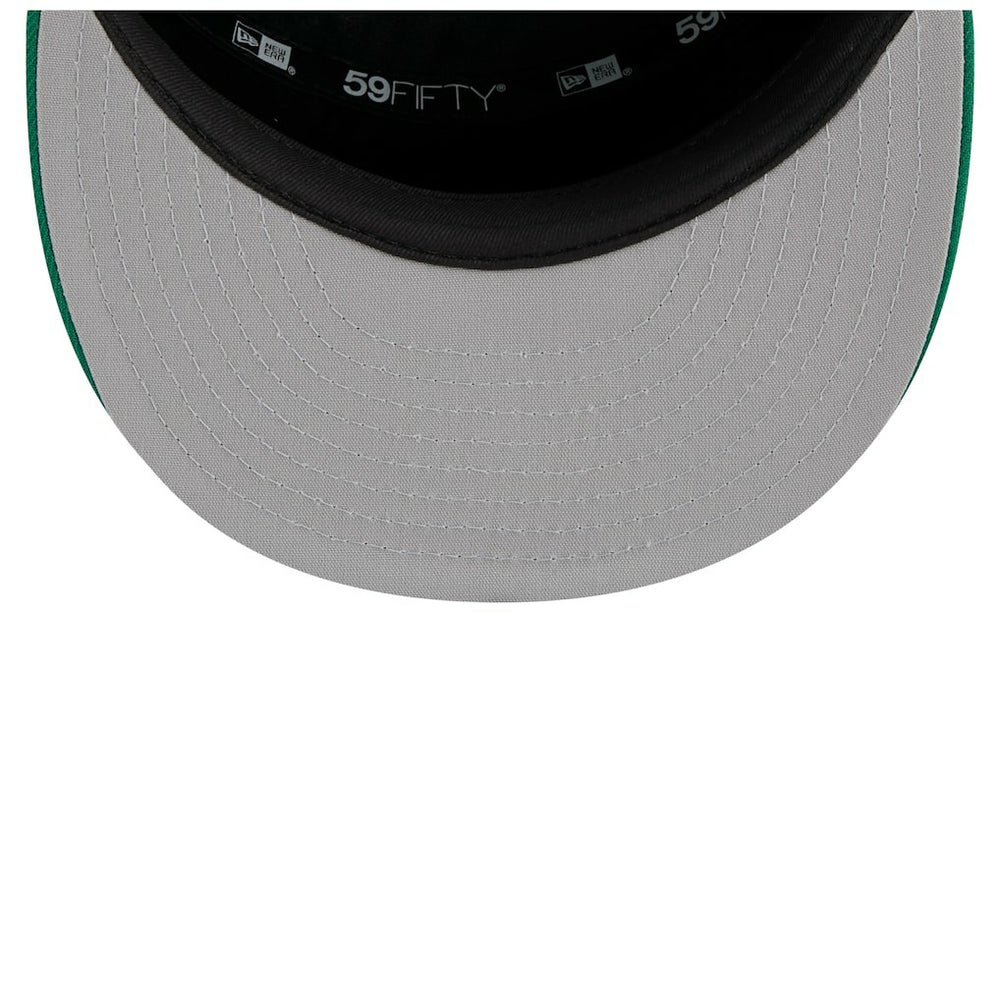 Boston Celtics 2025 NBA Tip Off Split Panel 59FIFTY Fitted Hat - White/Kelly Green | New Era shop