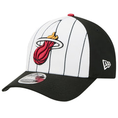 Miami Heat 2025 NBA Tip Off M-Crown A-Frame 9FORTY Adjustable Hat - White/Black | New Era for sale
