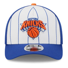 New York Knicks 2025 NBA Tip Off M-Crown A-Frame 9FORTY Adjustable Hat - White/Blue | New Era online
