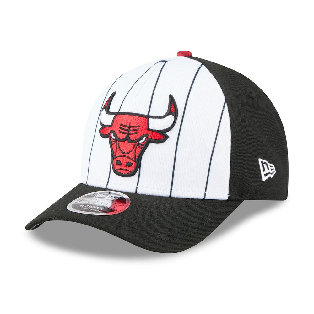 Chicago Bulls 2025 NBA Tip Off M-Crown A-Frame 9FORTY Adjustable Hat - White/Black | New Era outlet