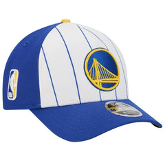 Golden State Warriors 2025 NBA Tip Off M-Crown A-Frame 9FORTY Adjustable Hat sale - White/Royal | New Era discount