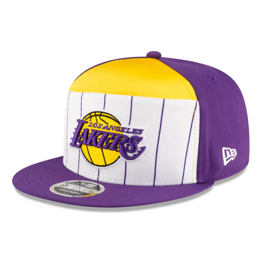 Los Angeles Lakers 2025 NBA Tip Off Split Panel 9FIFTY Snapback Hat - White/Purple | New Era for sale
