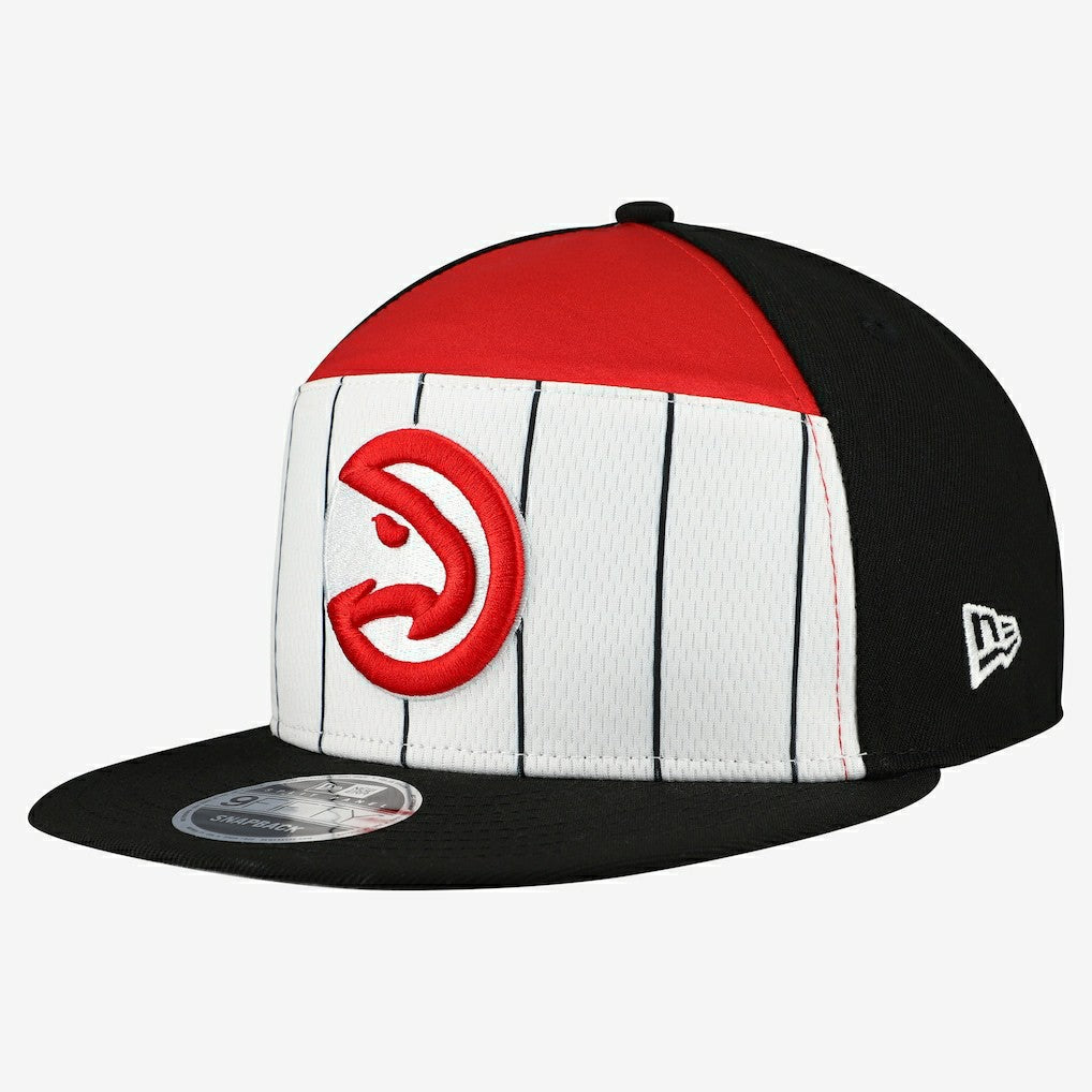 Atlanta Hawks 2025 NBA Tip Off Split Panel 9FIFTY Snapback Hat - White/Red | New Era shop