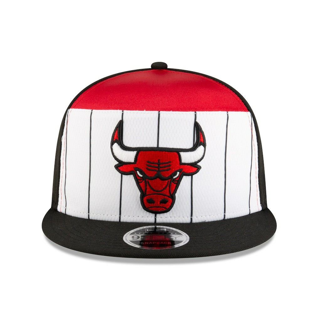 Chicago Bulls 2025 NBA Tip Off Split Panel 9FIFTY Snapback Hat - White/Black | New Era online