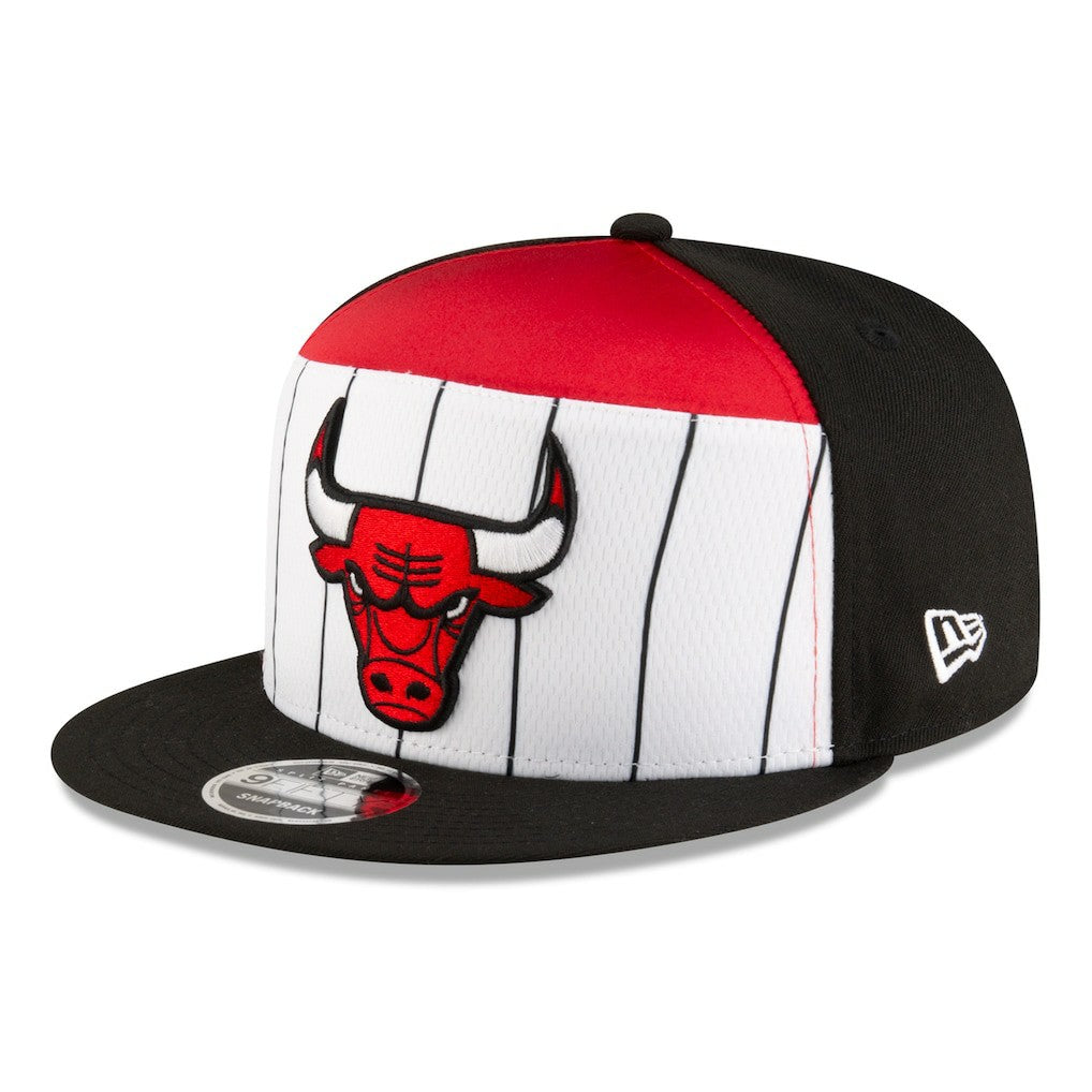 Chicago Bulls 2025 NBA Tip Off Split Panel 9FIFTY Snapback Hat - White/Black | New Era online