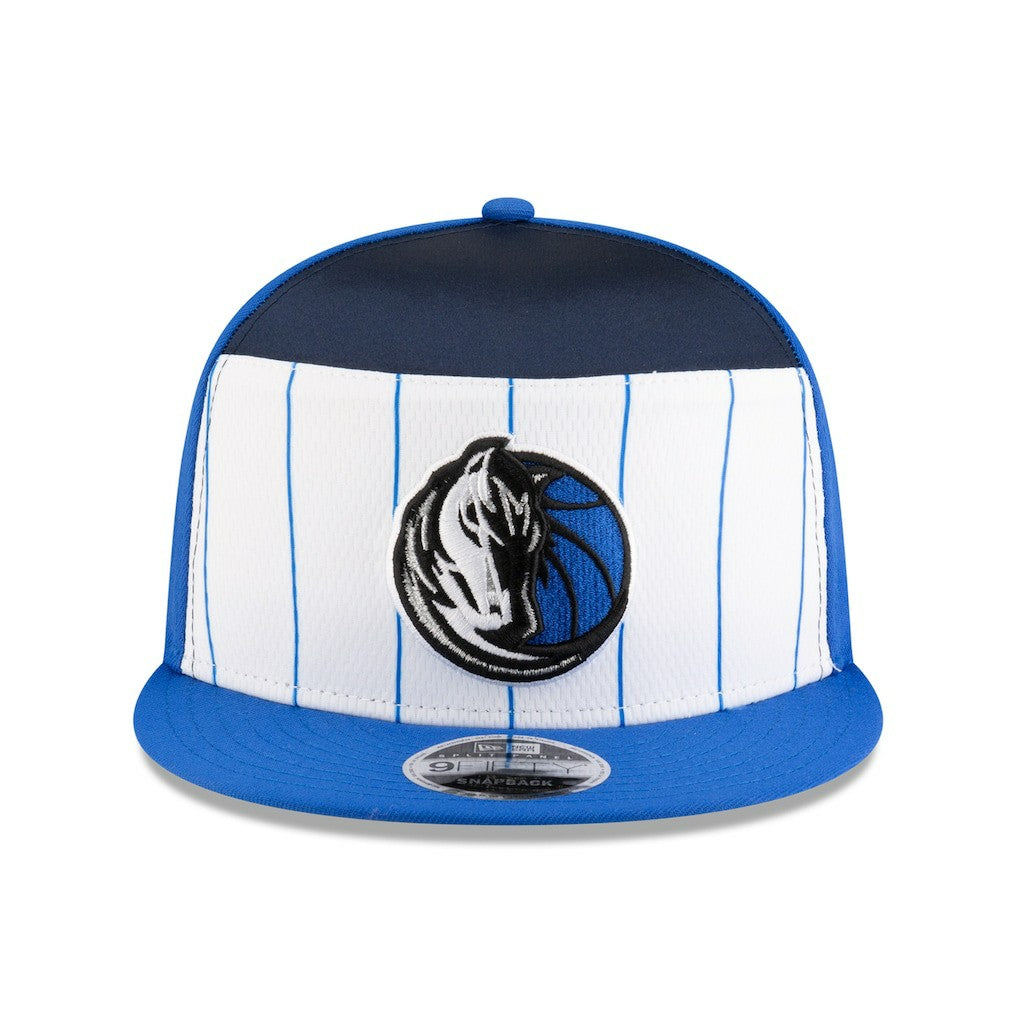 Dallas Mavericks 2025 NBA Tip Off Split Panel 9FIFTY Snapback Hat sale - White/Blue | New Era for sale