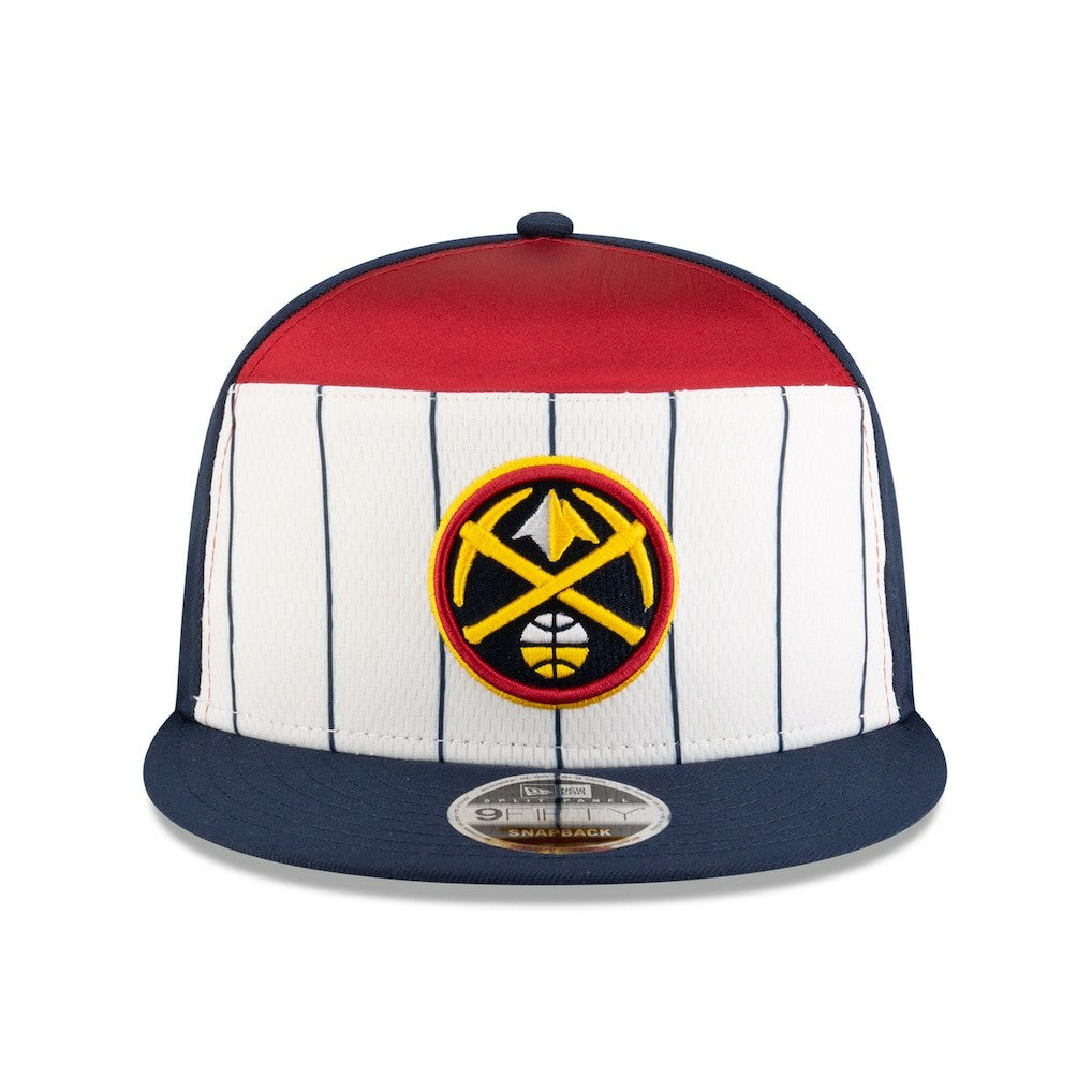 Denver Nuggets 2025 NBA Tip Off Split Panel 9FIFTY Snapback Hat sale - White/Navy | New Era online