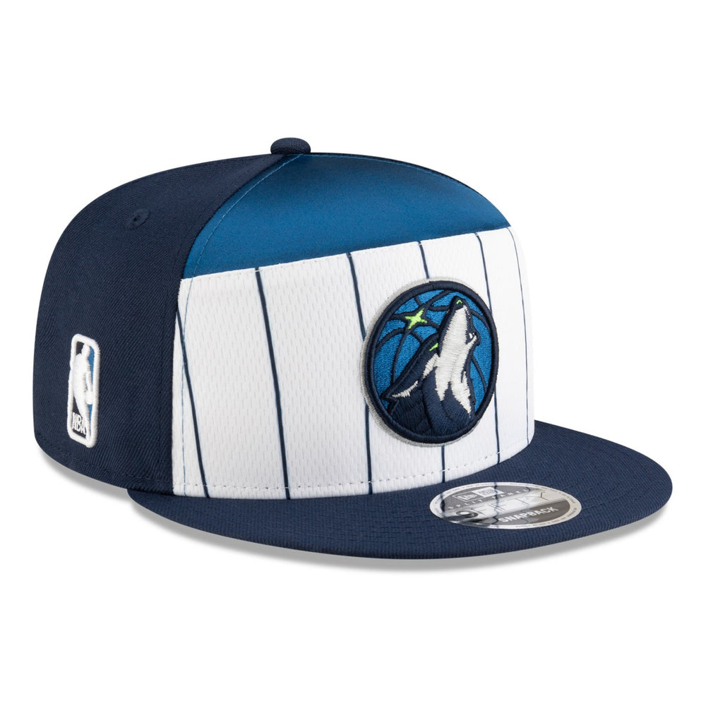 Minnesota Timberwolves 2025 NBA Tip Off Split Panel 9FIFTY Snapback Hat - White/Navy | New Era sale