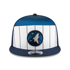 Minnesota Timberwolves 2025 NBA Tip Off Split Panel 9FIFTY Snapback Hat - White/Navy | New Era sale