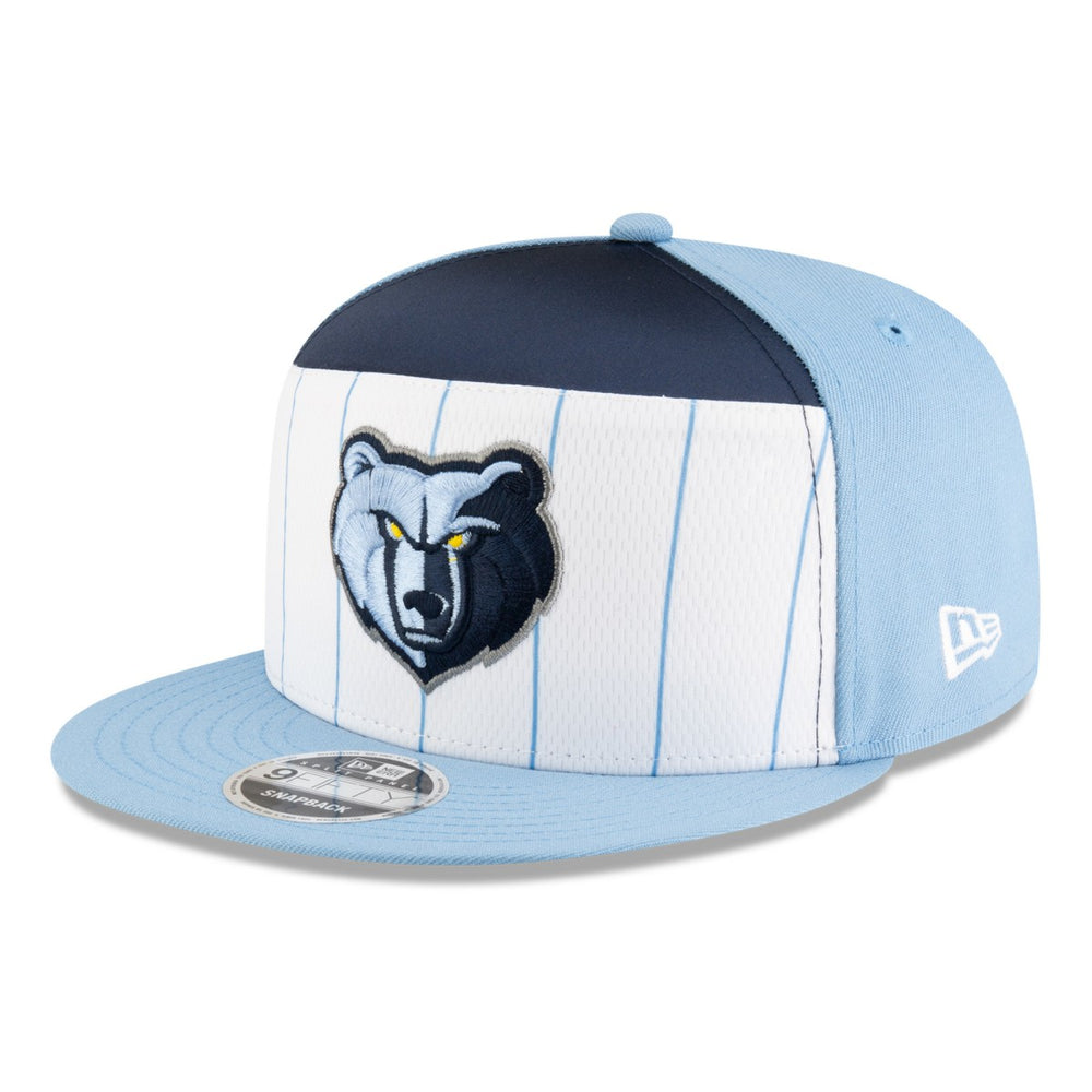 Memphis Grizzlies 2025 NBA Tip Off Split Panel 9FIFTY Snapback Hat - White/Light Blue | New Era outlet