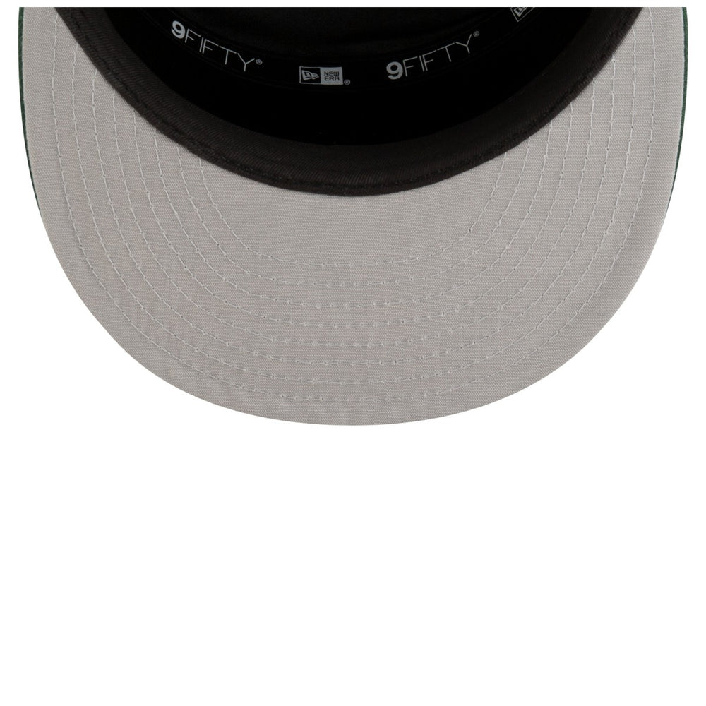 Milwaukee Bucks 2025 NBA Tip Off Split Panel 9FIFTY Snapback Hat - White/Hunter Green | New Era on sale