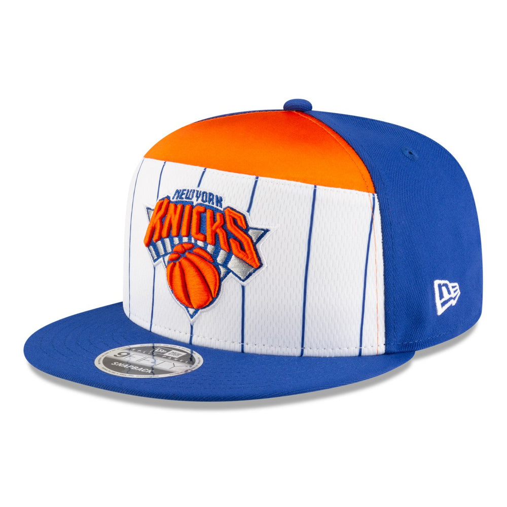 New York Knicks 2025 NBA Tip Off Split Panel 9FIFTY Snapback Hat - White/Blue | New Era sale