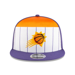 Phoenix Suns 2025 NBA Tip Off Split Panel 9FIFTY Snapback Hat - White/Purple | New Era for sale
