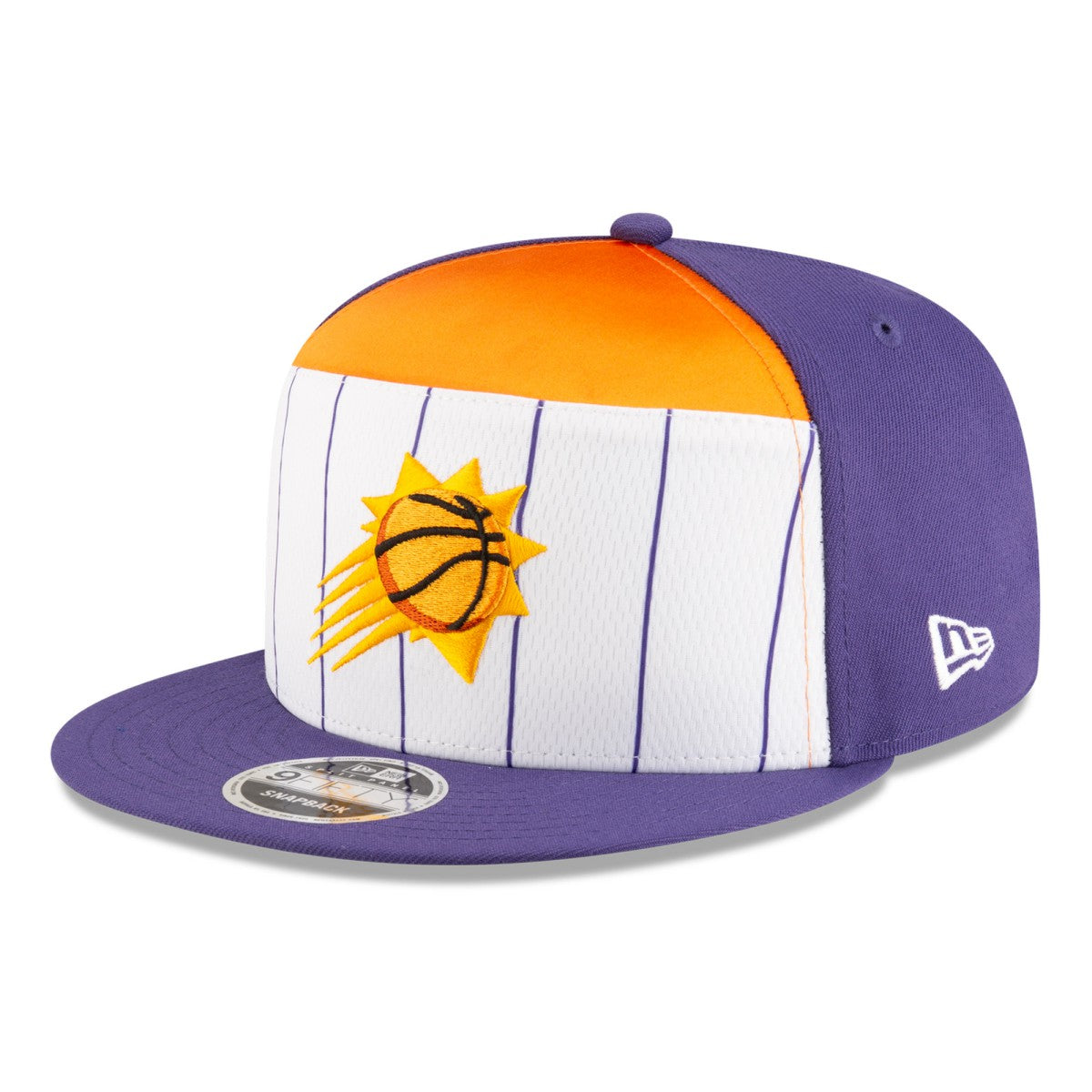Phoenix Suns 2025 NBA Tip Off Split Panel 9FIFTY Snapback Hat - White/Purple | New Era for sale