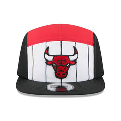 Chicago Bulls 2025 NBA Tip Off Camper Adjustable Hat - White/Black | New Era shop