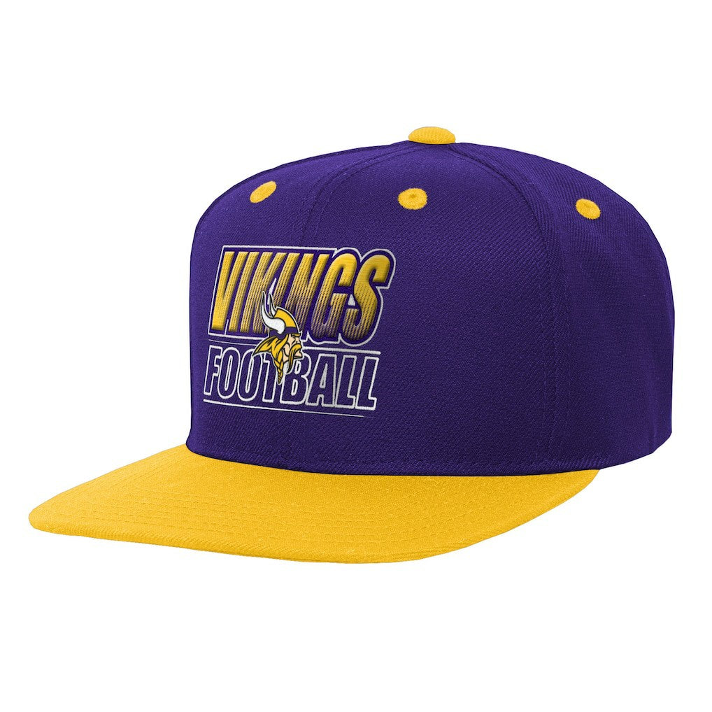 Minnesota Vikings Outerstuff Youth Team Gradient Deadstock Snapback Hat - Purple on sale