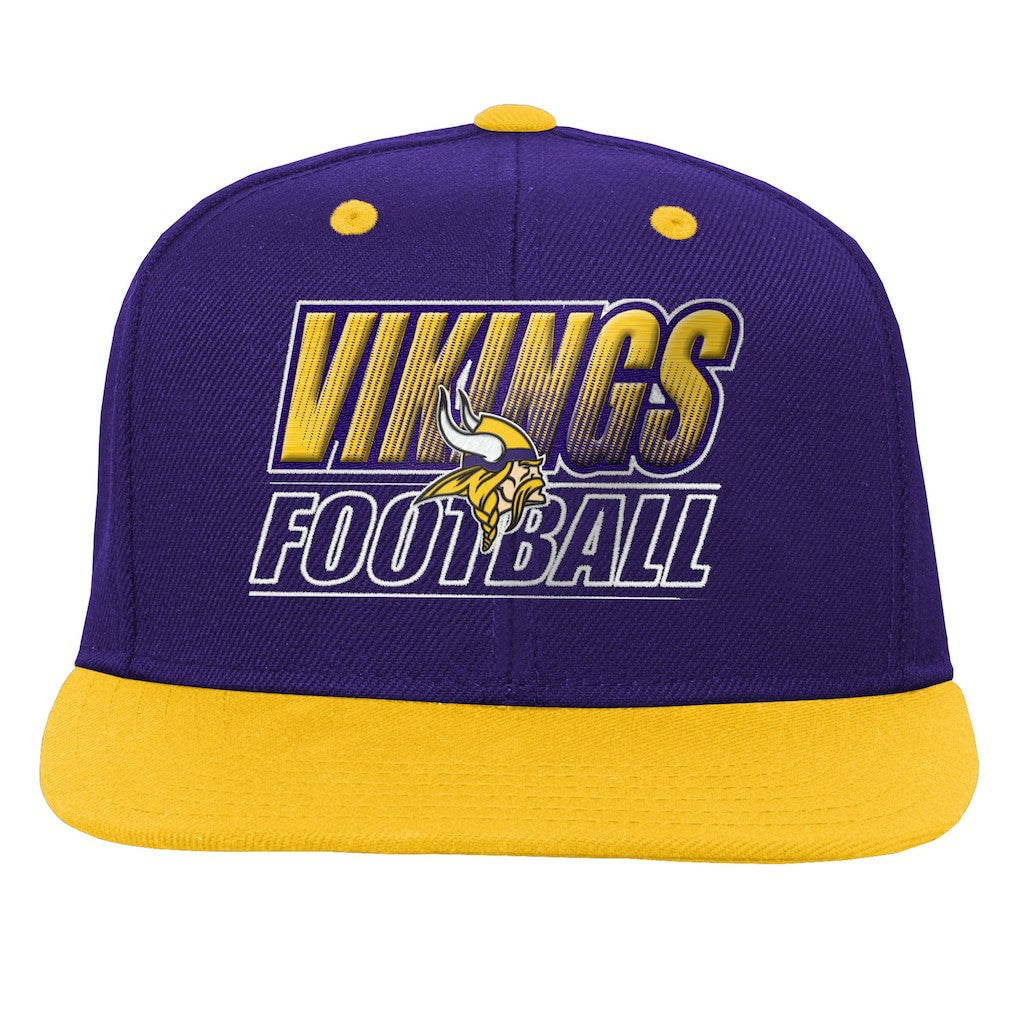 Minnesota Vikings Outerstuff Youth Team Gradient Deadstock Snapback Hat - Purple on sale