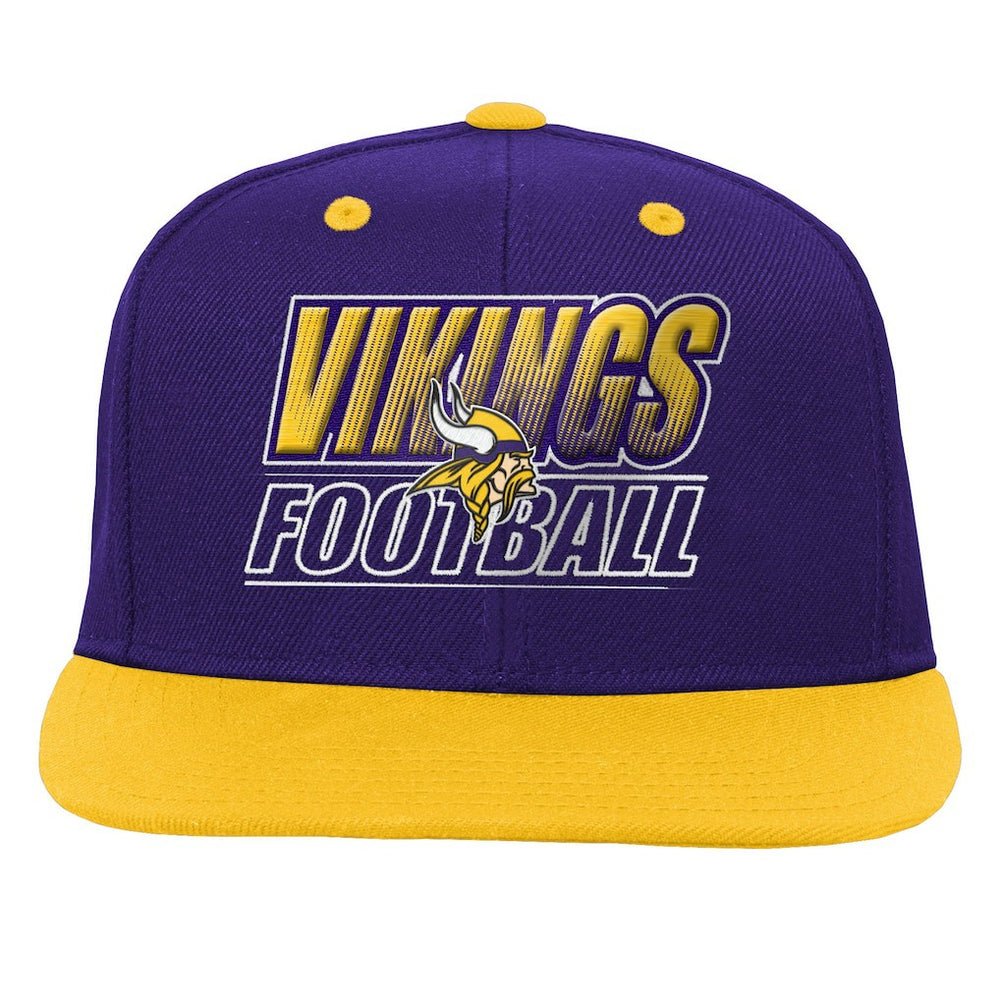 Minnesota Vikings Outerstuff Youth Team Gradient Deadstock Snapback Hat - Purple on sale