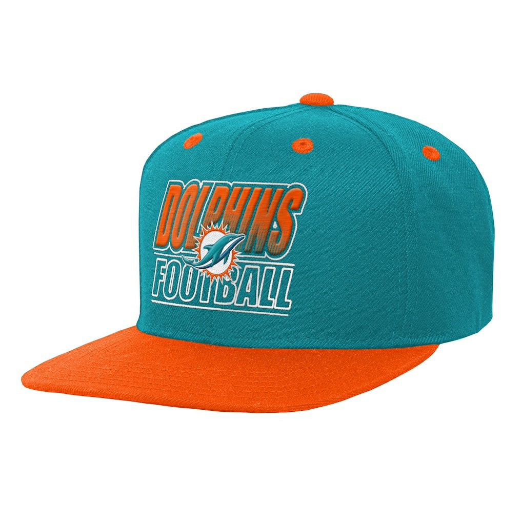Miami Dolphins Outerstuff Youth Team Gradient Deadstock Snapback Hat - Aqua cheap