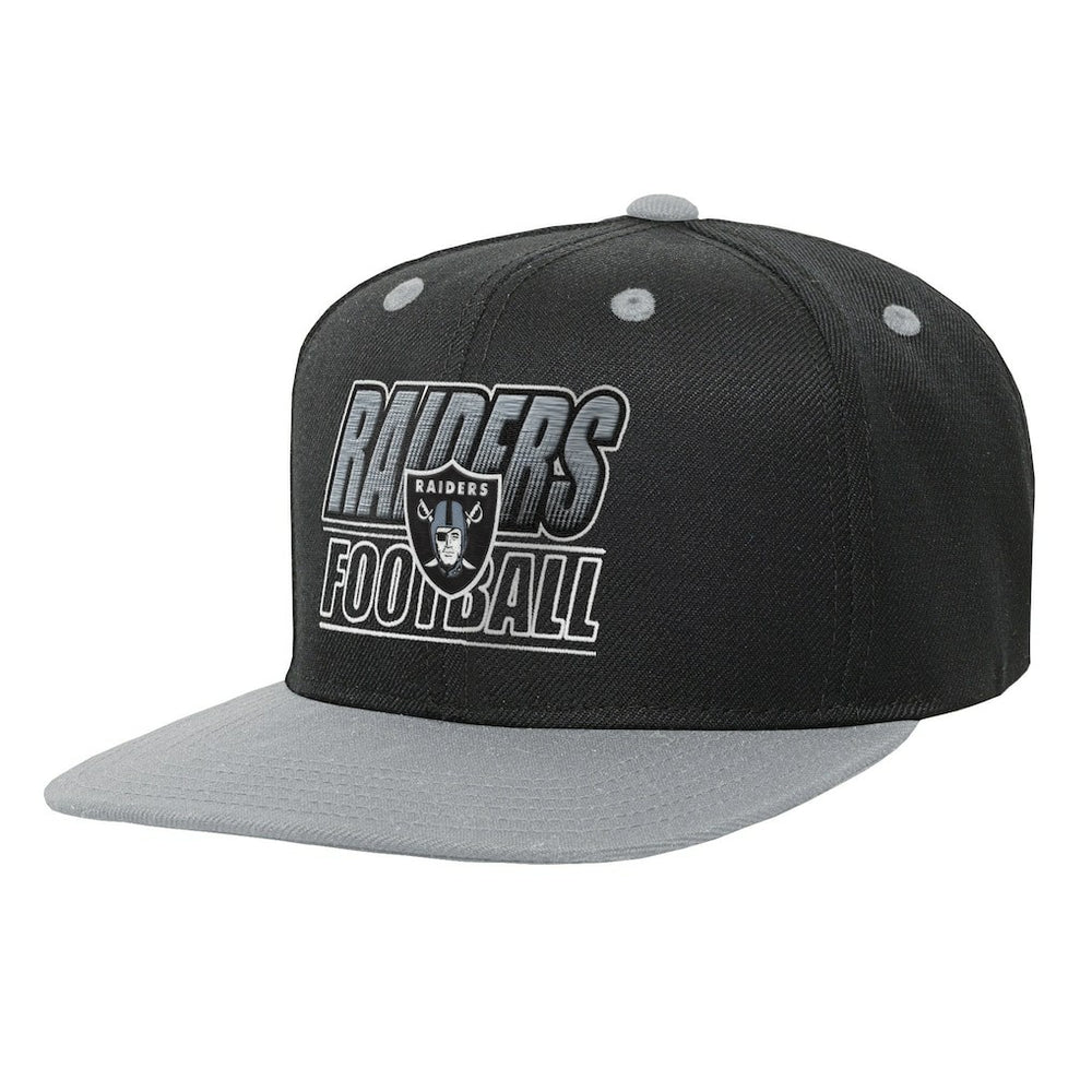 Las Vegas Raiders Outerstuff Youth Team Gradient Deadstock Snapback Hat - Black cheap