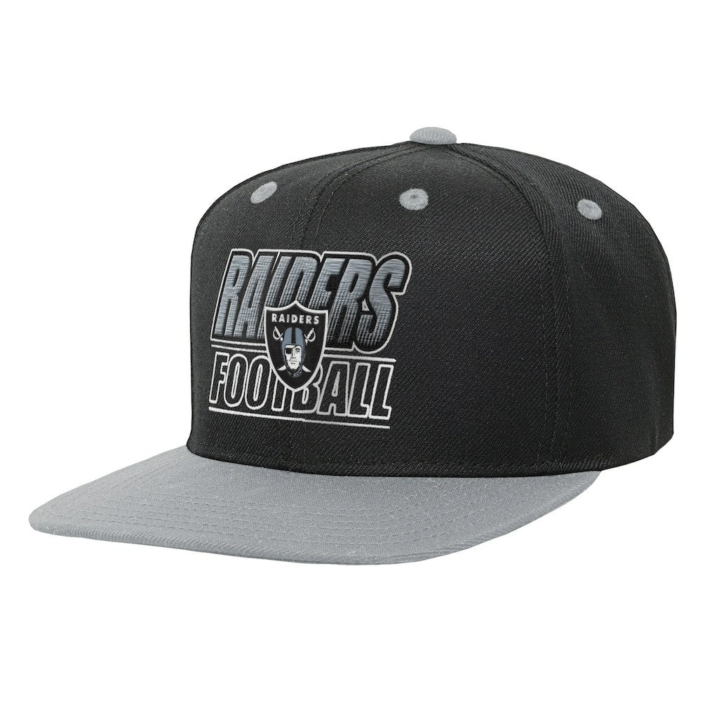 Las Vegas Raiders Outerstuff Youth Team Gradient Deadstock Snapback Hat - Black cheap