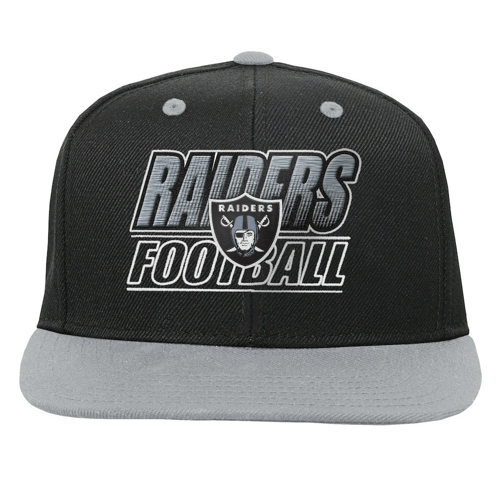 Las Vegas Raiders Outerstuff Youth Team Gradient Deadstock Snapback Hat - Black cheap