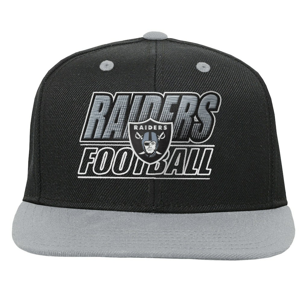 Las Vegas Raiders Outerstuff Youth Team Gradient Deadstock Snapback Hat - Black cheap