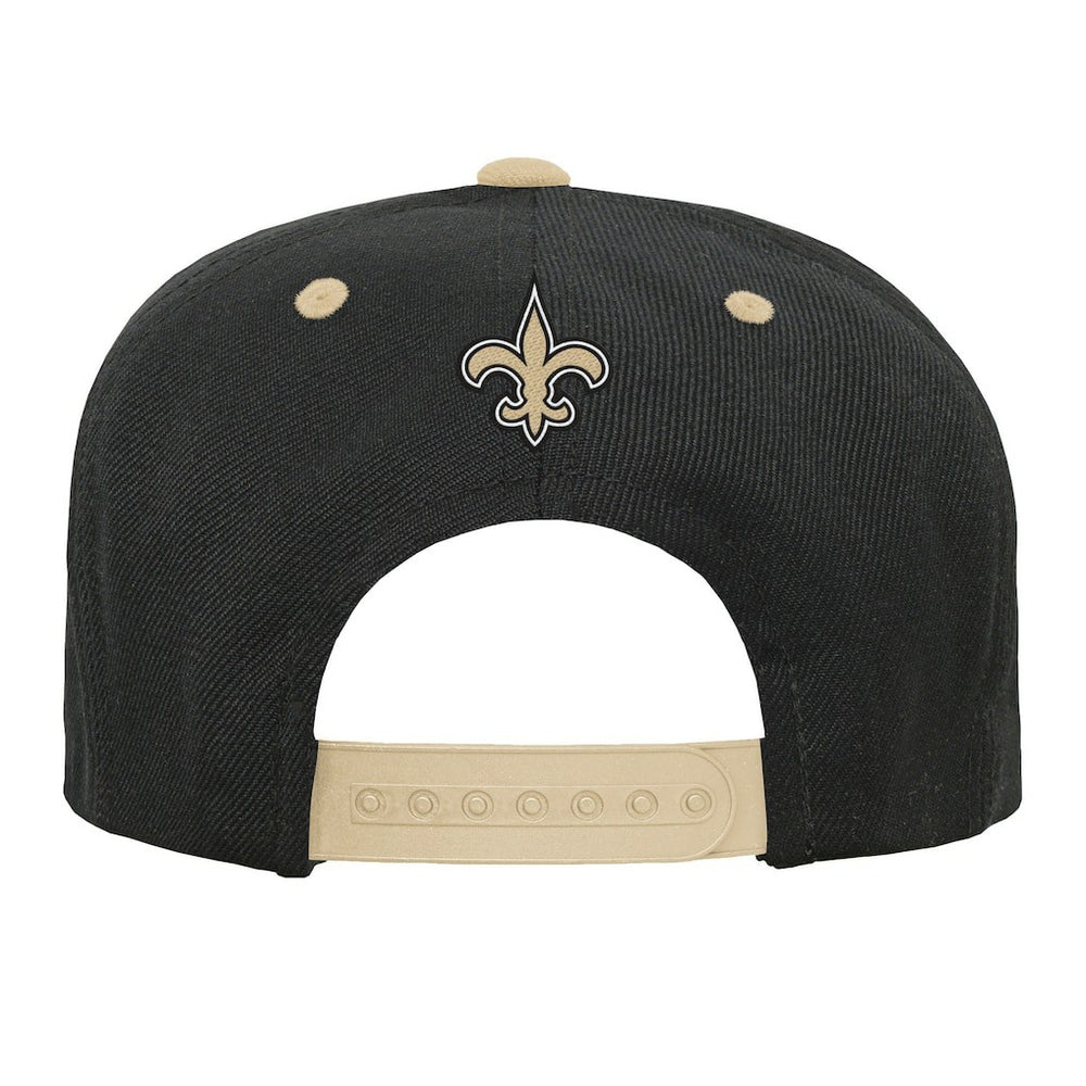 New Orleans Saints Outerstuff Youth Team Gradient Deadstock Snapback Hat - Black cheap