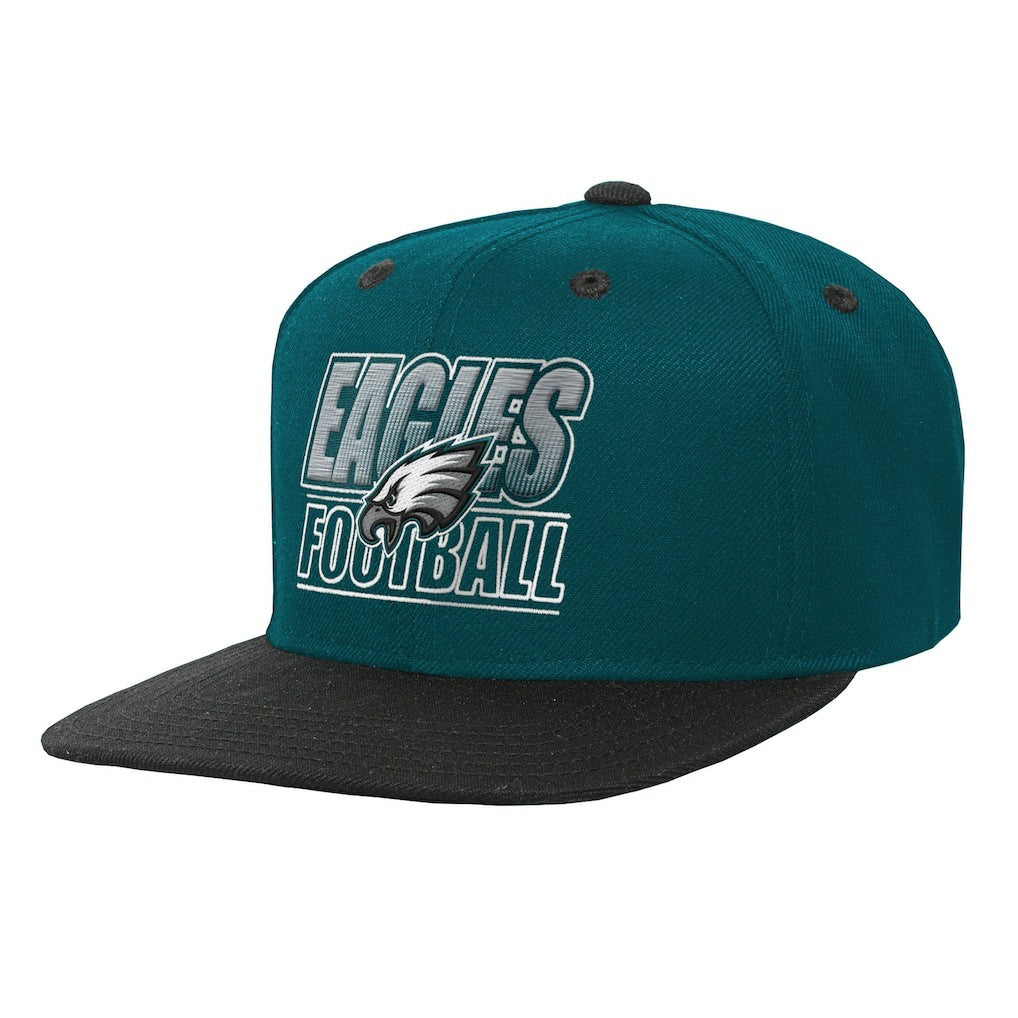 Philadelphia Eagles Outerstuff Youth Team Gradient Deadstock Snapback Hat - Midnight Green cheap