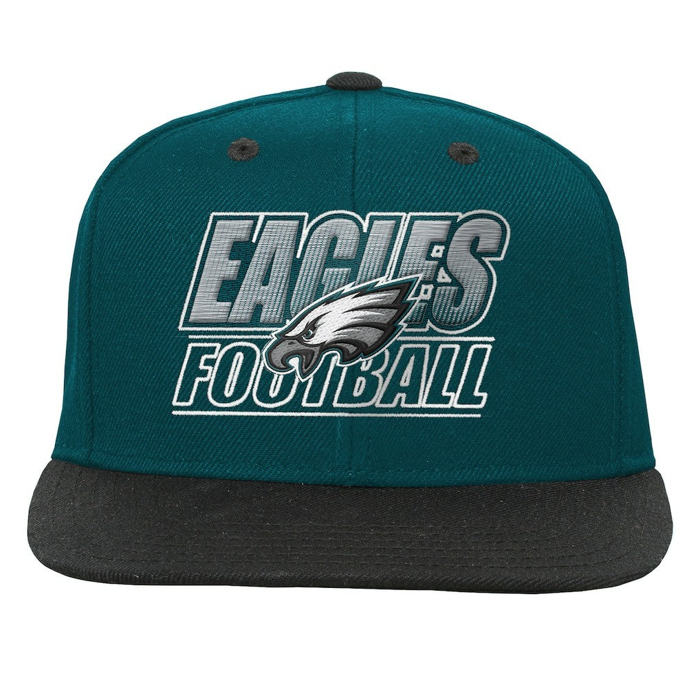 Philadelphia Eagles Outerstuff Youth Team Gradient Deadstock Snapback Hat - Midnight Green cheap