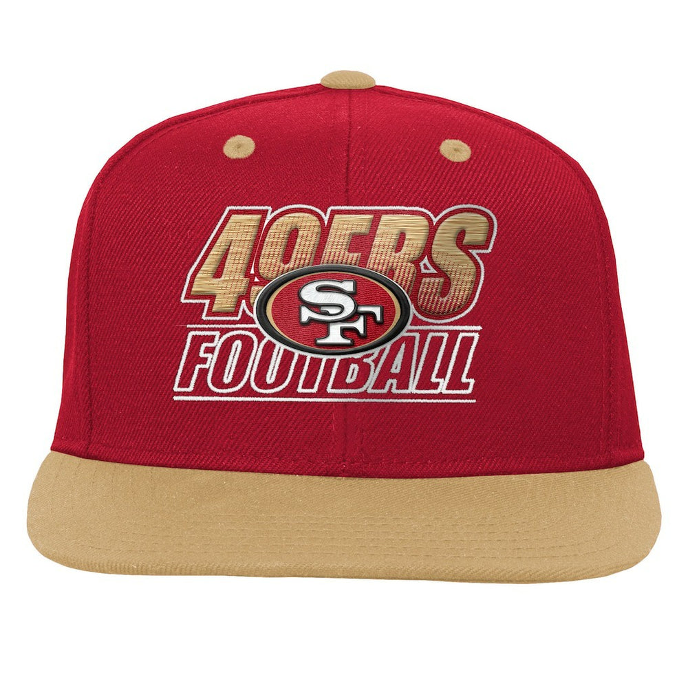 San Francisco 49ers Outerstuff Youth Team Gradient Deadstock Snapback Hat - Scarlet sale