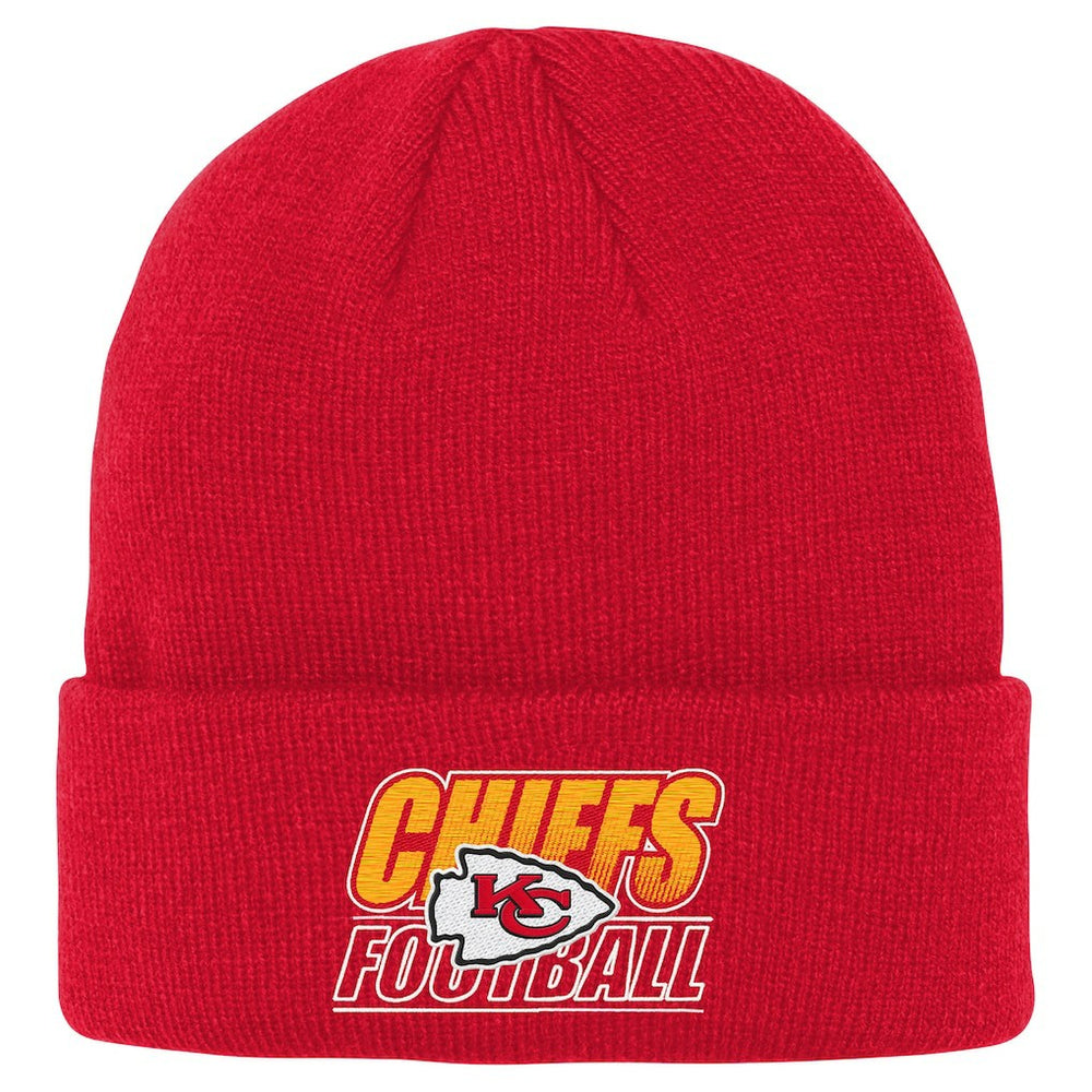 Kansas City Chiefs Outerstuff Youth Team Gradient Cuffed Knit Hat - Red sale