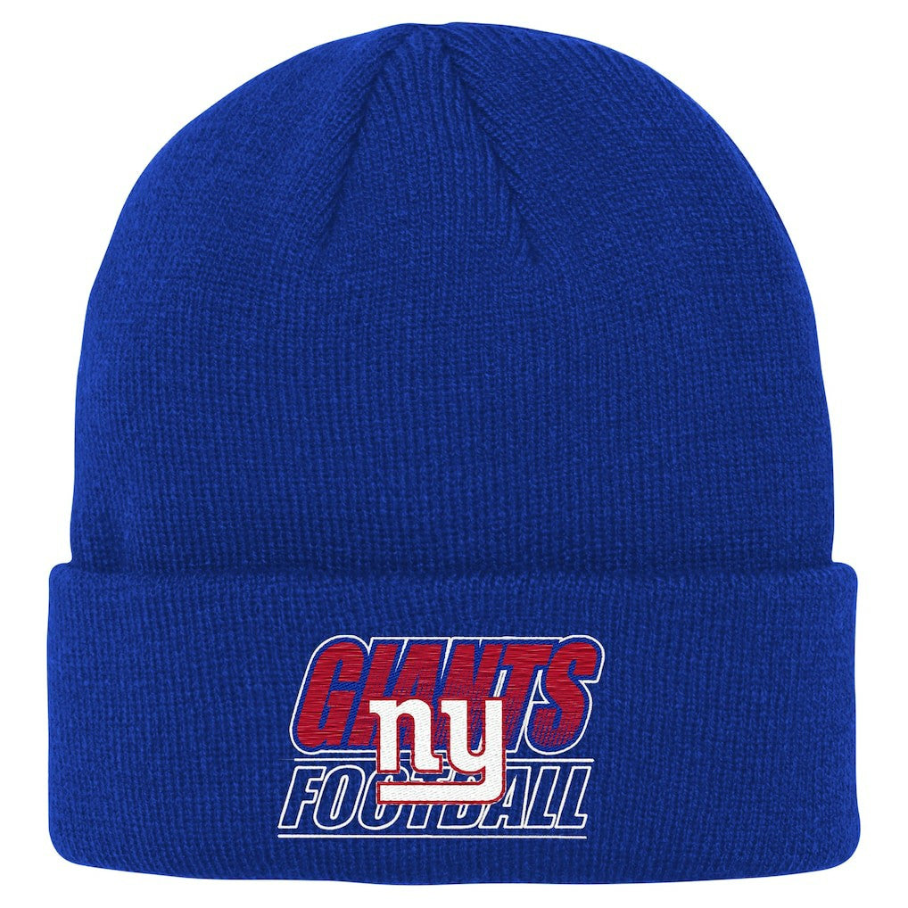 New York Giants Outerstuff Youth Team Gradient Cuffed Knit Hat - Royal for sale