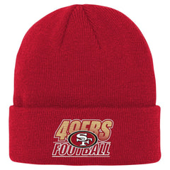 San Francisco 49ers Outerstuff Youth Team Gradient Cuffed Knit Hat - Scarlet for sale