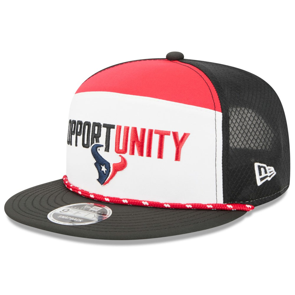 Houston Texans New Era 2025 Inspire Change Split Panel 9FIFTY Snapback Hat - White/Black online